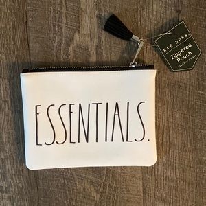 NWT Rae Dunn “Essentials” Medium Zipper Bag